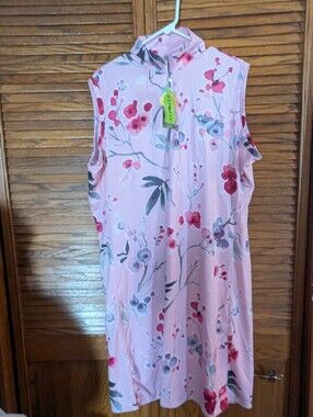 Bermuda‎ Sands NWT The Villages Pink Floral Golf Dress Size 2xL